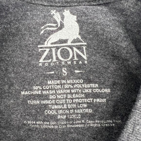 Johnny Cash Man In Black Short Sleeve Pullover Cotton T Shirt Sz S - Picture 2 of 7